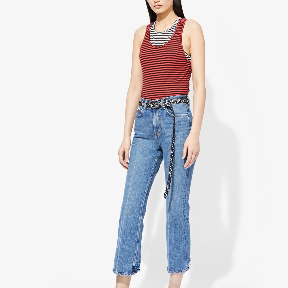 Proenza Schouler Layered Striped Tank